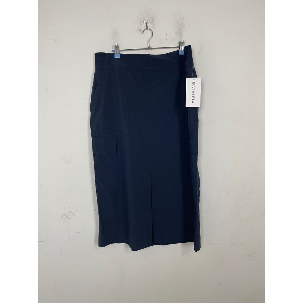 Athleta Brooklyn Heights Navy Midi Skirt